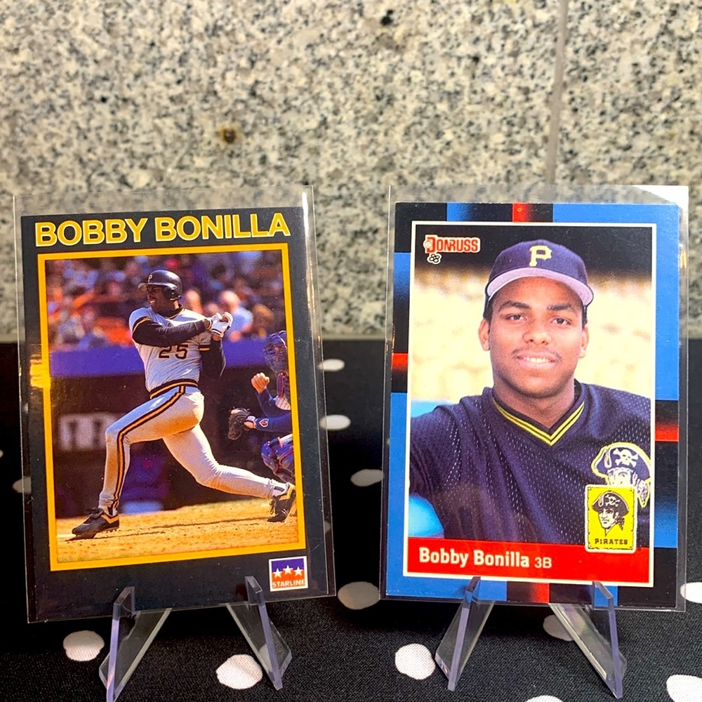 Bobby Bonilla Cards Pittsburgh Pirates MLB HOF All Star!!!